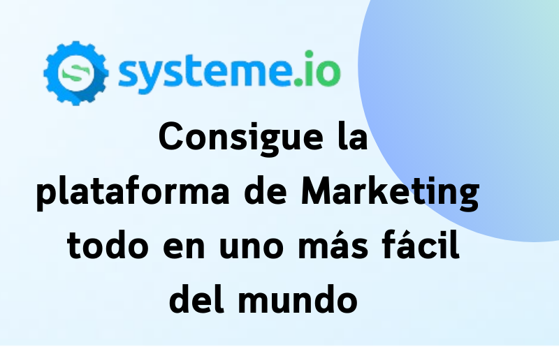 Lee más sobre el artículo Systeme.io la plataforma todo en uno de mayor éxito en 2024