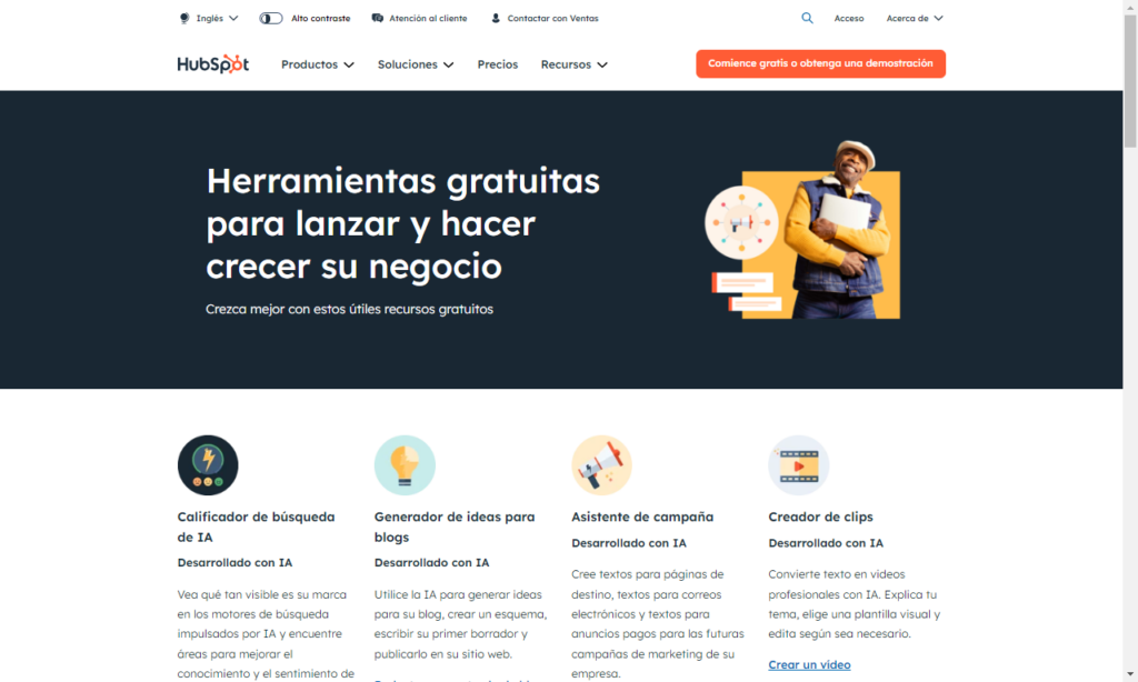 Hubspot interfaz